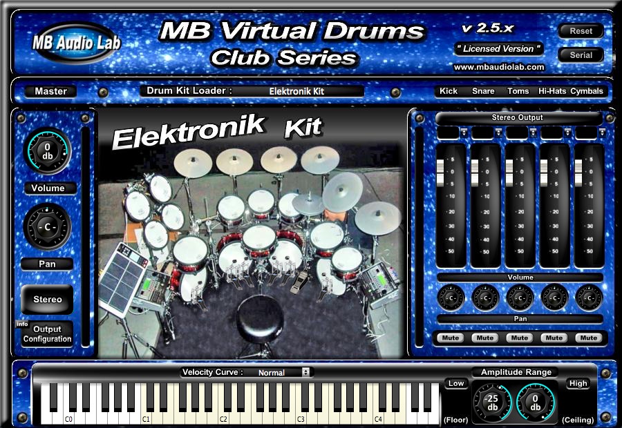 MB Virtual Drums Club Series 
- Elektronik Kit