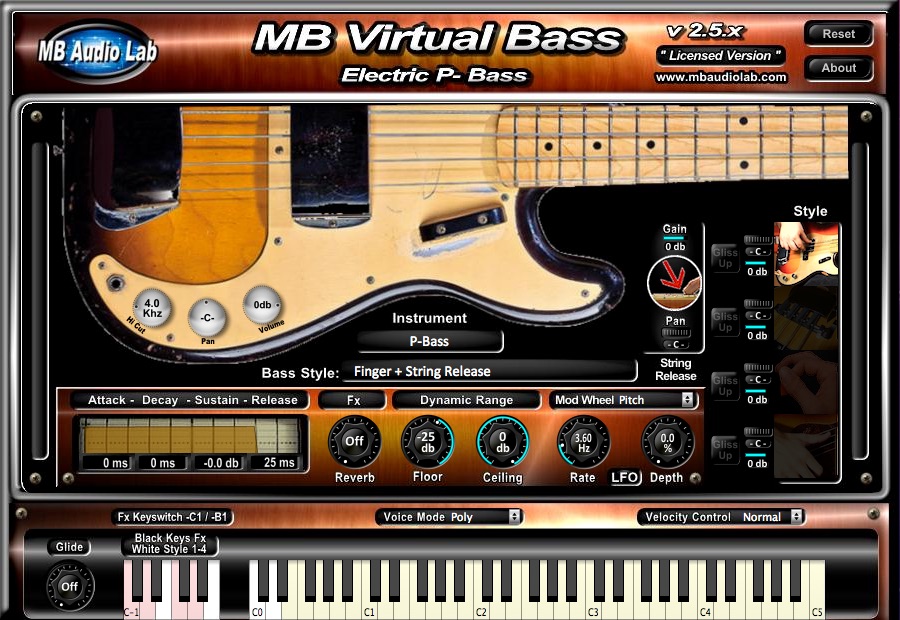 MB Virtual Bass - Electric Bass 
- P-Bass