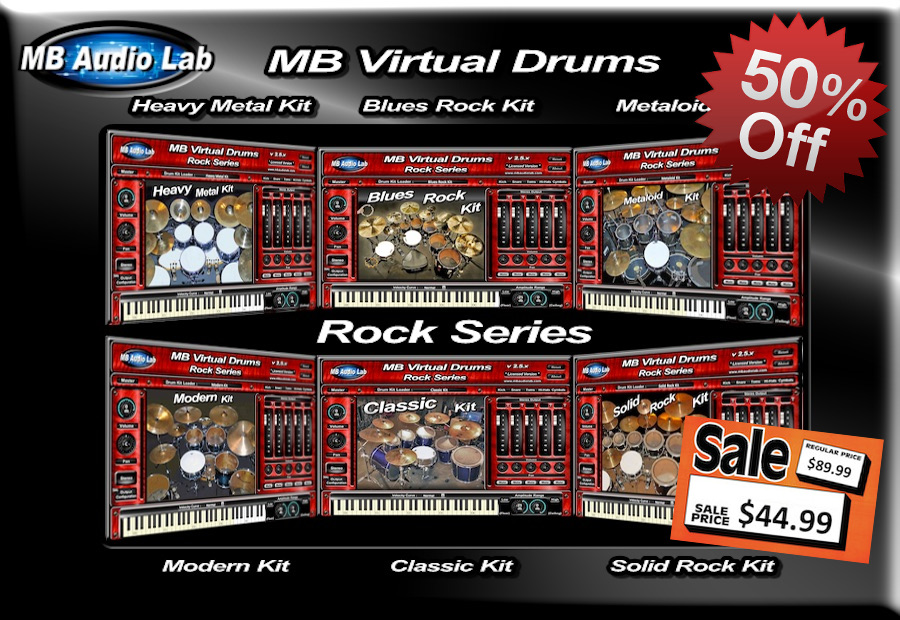 MB Virtual Drums Rock Series Bundle
