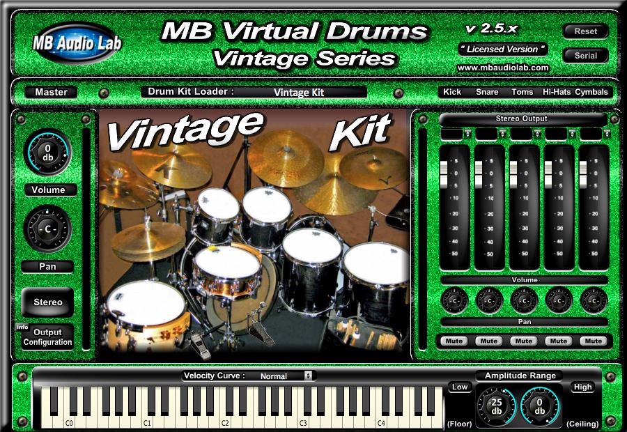 MB Virtual Drums Vintage Series 
- Vintage Kit