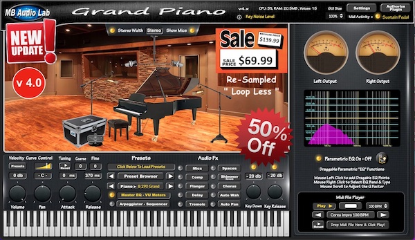 MB Virtual Keyboard - Acoustic Piano Bundle 